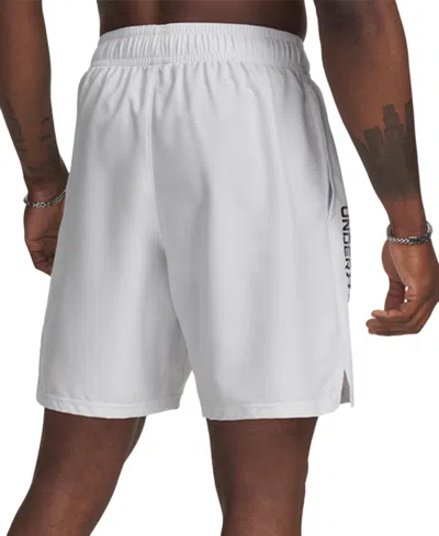 Under Armour Men's Moisture-wicking Logo-print 8-1/4" Tech Shorts