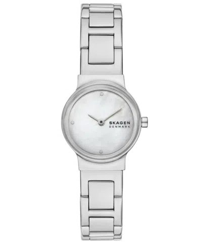 Skagen Women's Freja Lille Silver Stainless Steel Watch, 26mm In Metallic