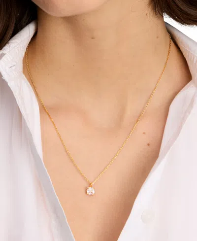 Kate Spade Little Luxuries 6mm Square Pendant In Gold