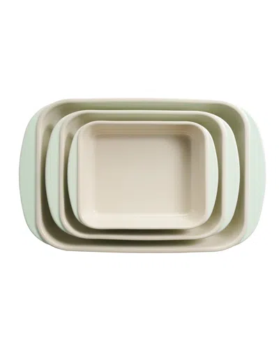 Tramontina Mae Porcelain Enameled 3-pc. Bakeware Set In Green
