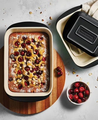 Tramontina Mae Porcelain Enameled 3-pc. Bakeware Set In Black