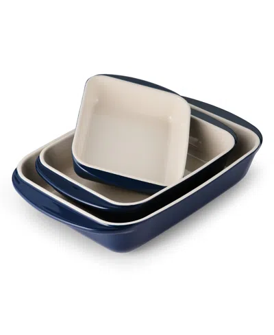 Tramontina Mae Porcelain Enameled 3-pc. Bakeware Set In Blue