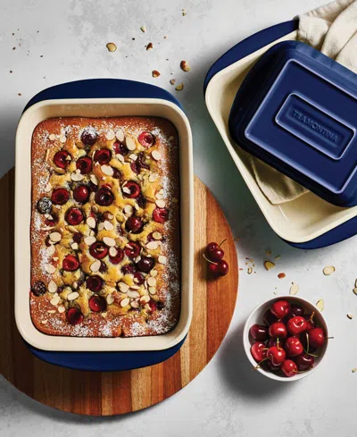 Tramontina Mae Porcelain Enameled 3-pc. Bakeware Set In Blue