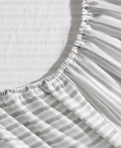 Eddie Bauer Printed Cotton Flannel 3-pc. Sheet Set, Twin In Gray