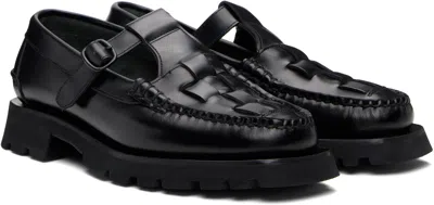 Hereu Black Soller Sport Loafers In Black