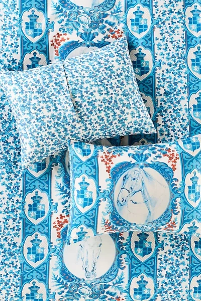 Mindthegap Organic Cotton Percale Printed Shams, Set Of 2