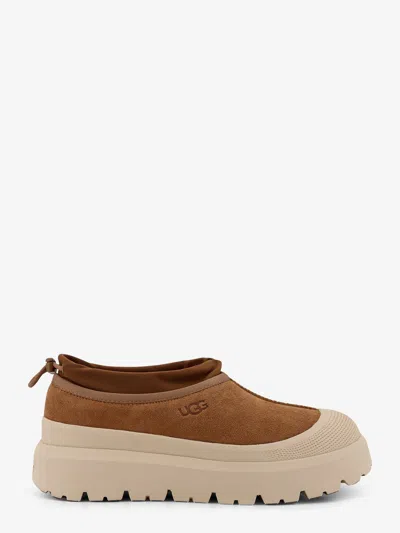 Ugg Mens Mens Tasman Weather Suede Mules In Brown