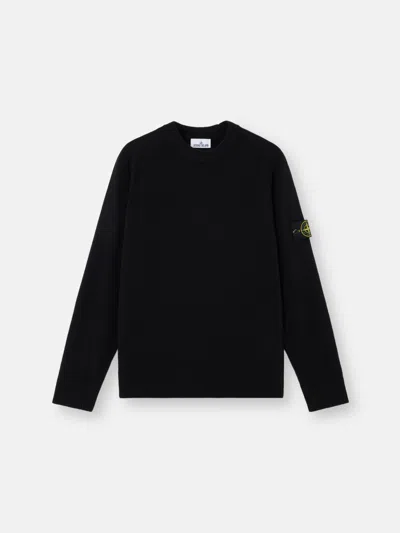 Stone Island 5100045 Light Rws Geelong Wool In Black