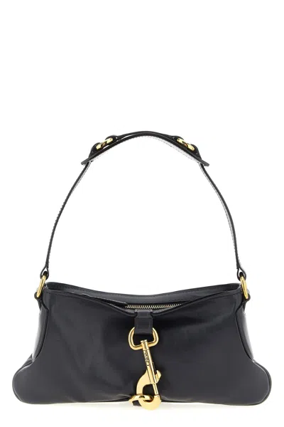 Chloé Kerala 25 Black Shoulder Bag In Navy Blue