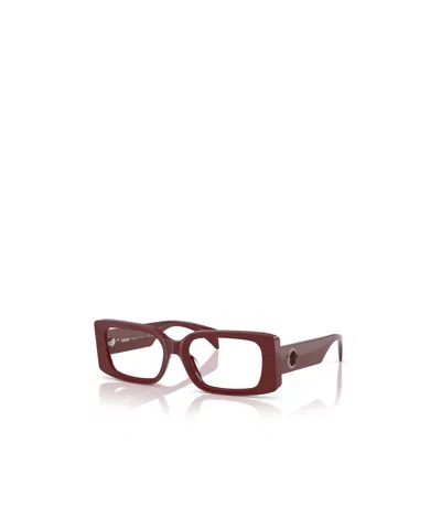 Versace Full-frame Flat Mirror In Red