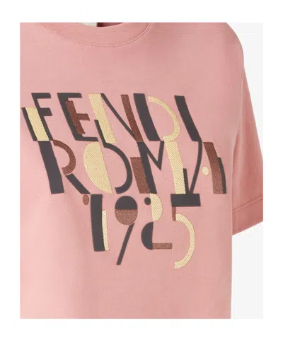Fendi T-shirt In Pink