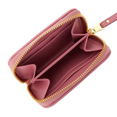 Miu Miu Coin Purse In Padded Nappa In Pink