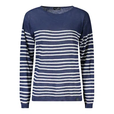 North Sails Stripe-pattern Sweater In Blue