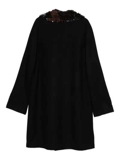 亮片缀饰双排扣外套