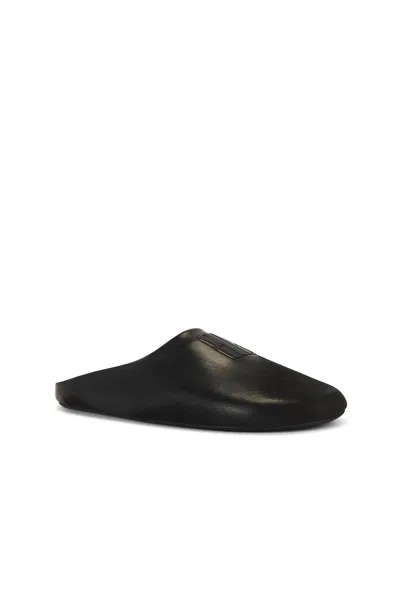 Balenciaga Château Mule Flat In Black