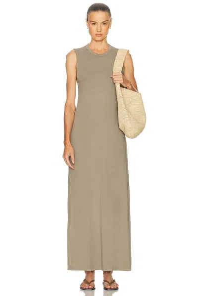 Leset Margo Sleeveless Maxi Dress In Gray