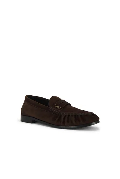 Saint Laurent Le Loafer 15 In Brown