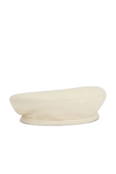 Rowen Rose Flat Leather Beret