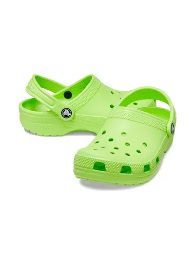 Crocs Classic "limeade" Clogs In Green