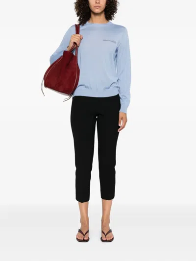 Peserico Pleated Trousers In Black