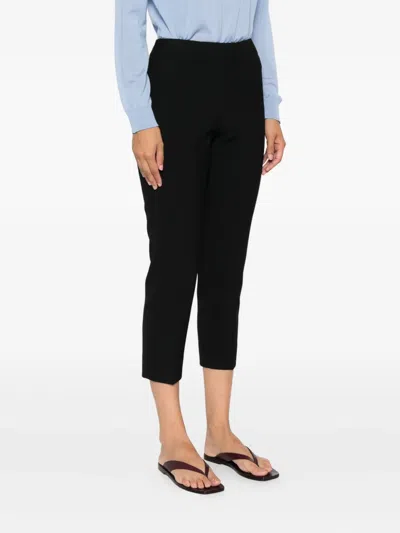 Peserico Pleated Trousers In Black