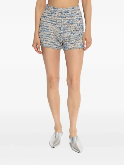 Gestuz Tweed Shorts In Neutral