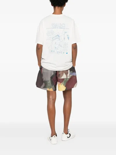 Eraldo Cotton Logo-print T-shirt In White