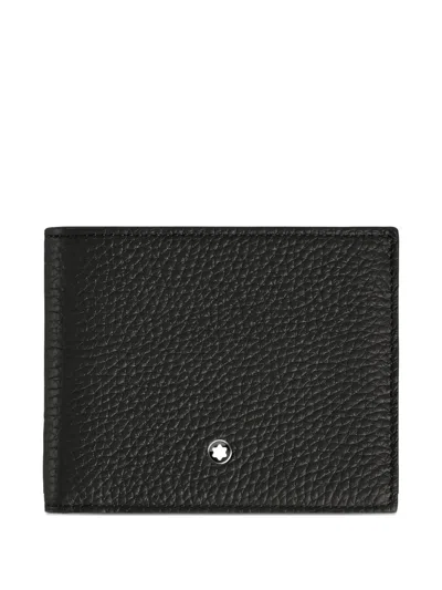 Montblanc Leather Wallet With Logo In Black