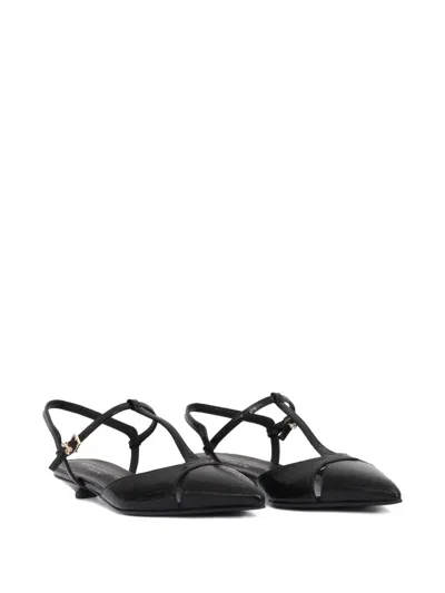 裹踝尖头高跟鞋