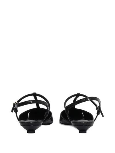 裹踝尖头高跟鞋