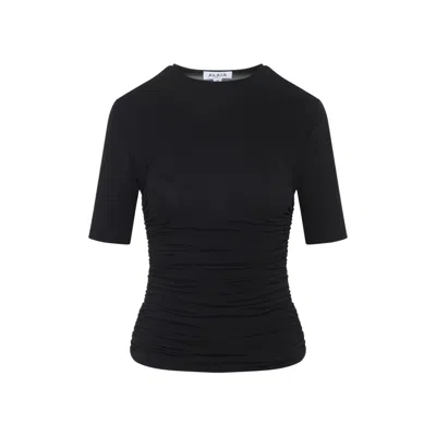 Alaïa Alaia Pleats T-shirt In Black