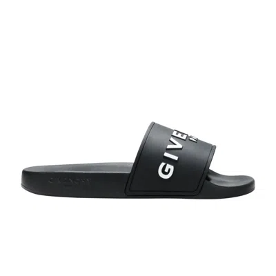 Pre-owned Givenchy Slide 'black White' | Men's Size 41