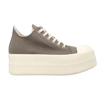 Pre-owned Rick Owens Drkshdw Double Bumper Low 'dust Milk' | Grey | Men's Size 44 In Gray