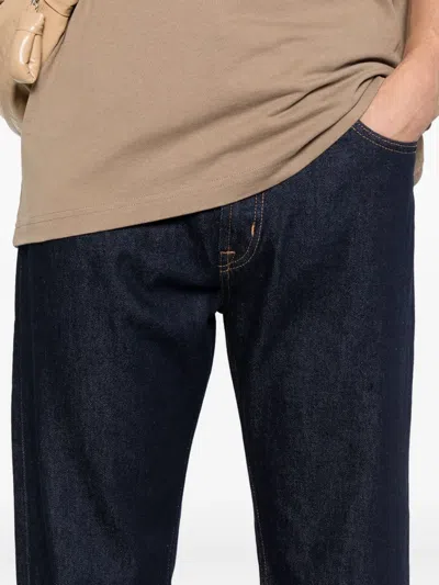 7 For All Mankind Belt-loop Jeans In Black