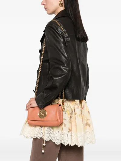 Chloé Vintage Inspired Leather Crossbody Bag In Orange