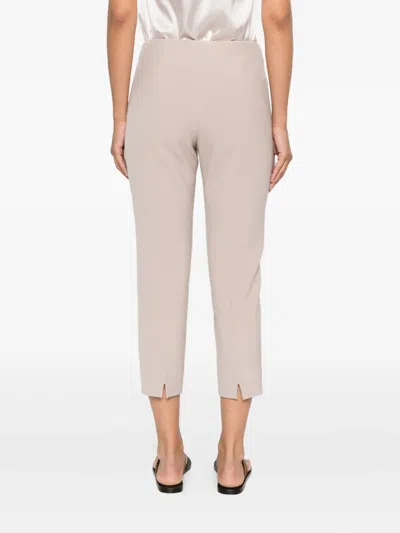 Peserico Pressed-pleat Trousers In Pink