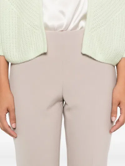 Peserico Pressed-pleat Trousers In Pink