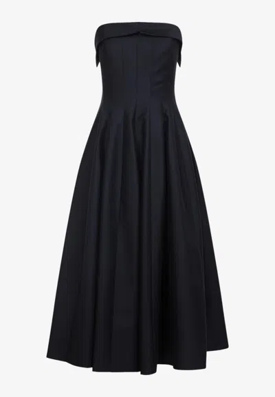 Alberta Ferretti Alberta Ferreti Wool Silk Dress In Black