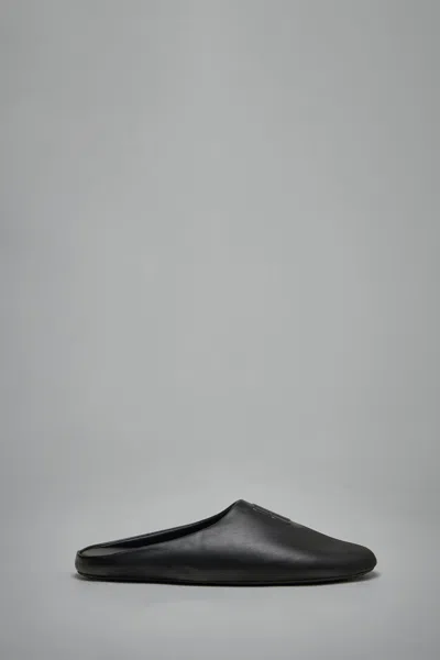 Balenciaga Château Mule Flat In Black