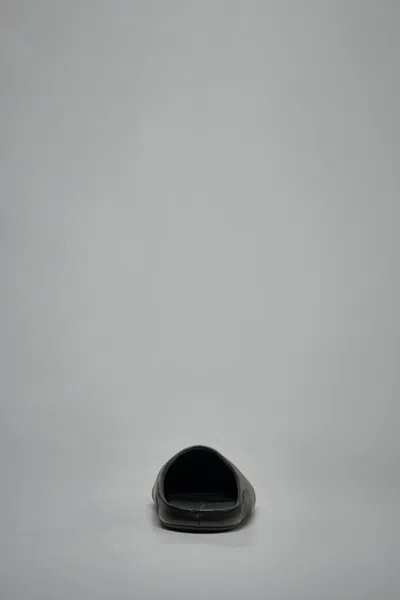 Balenciaga Château Mule Flat In Black