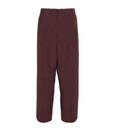 Palmer Harding Habotai Straight Sanctuary Trousers In Brown