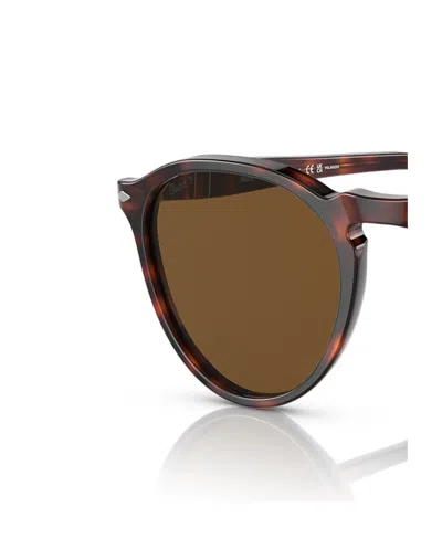 Persol Round Frame Sunglasses In Black