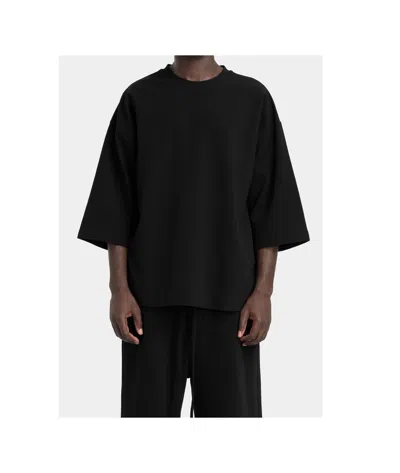 Thom Krom Black Crew Neck T-shirt In Black