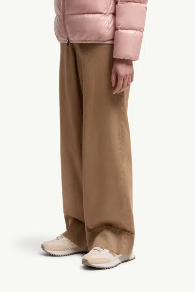 Moncler Pacey2 Suede And Nubuck Low-top Sneakers In Neutral