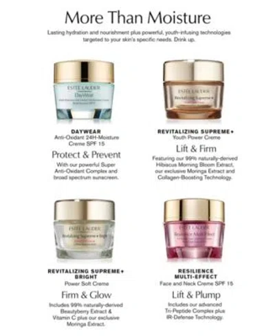 Estée Lauder Resilience Multi Effect Tri Peptide Face Neck Creme Spf 15 In Transparent