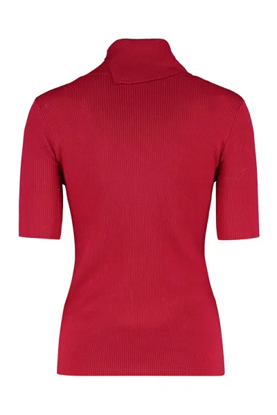 P.a.r.o.s.h Parosh Leila Wool Turtleneck Sweater In Red