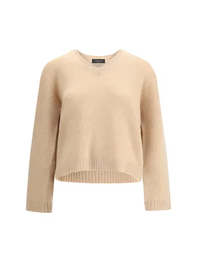 Fabiana Filippi Cashmere Sweater In Neutral