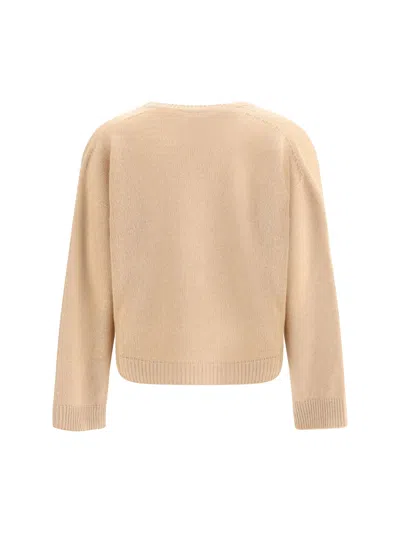Fabiana Filippi Cashmere Sweater In Neutral
