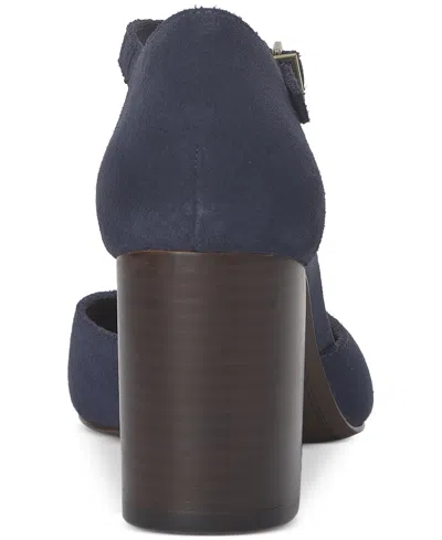 Lucky Brand Women's Kanira Square-toe Stacked Heel Pumps