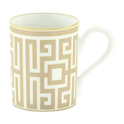 Ginori 1735 Labirinto By Gio Ponti Impero Mug In Gold